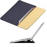 Macbook Air 13 inch Case Sleeve with Stand, OMOTON&reg; Wallet Sleeve Case for Macbook Air 13 inch, Ultrathin Carrying Bag with Stand, Navy Blue