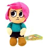 Mezco Toyz Scott Pilgrim Mini Plush Clip Ramona Flowers Pink Hair