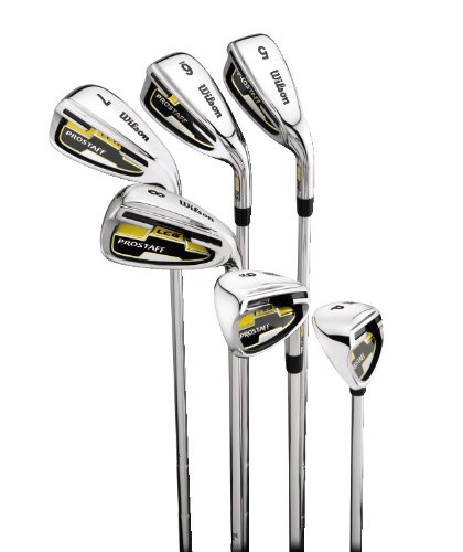 Wilson Herren Eisen Graphite Pro Staff LCG, Eisen 4-SW, RH, Regular (R)