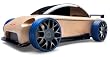 Automoblox S9R Sport Sedan Blue/Black by Automoblox
