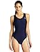 TYR Solid Spandex Maxback Women's Swimsuit - Navy, 32