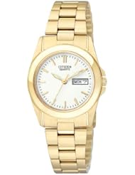 Citizen Quartz Gold Tone Stainless Steel Womens Watch - EQ0562-54A