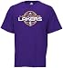 Los Angeles Lakers NBA On-Court Practice Anti-Microbial Performance T-Shirt