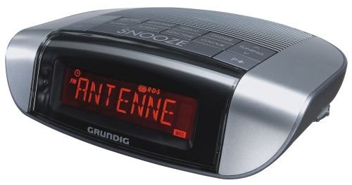 Grundig Sonoclock 660 Uhrenradio schwarz/silber