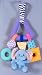 Baby : Precious Moments Plush Tag-Along Crib Toy - Elephant