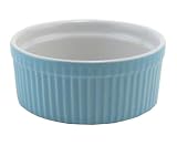 BIA Cordon Bleu 10-Ounce Individual Souffle, Set of 4, Two-Tone Sky White by Bia Cordon Bleu