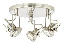 Pro Track 150 Watt Three Light Spiral Ceiling Light