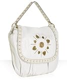 Gucci white studded leather 'Irina' large shoulder bag