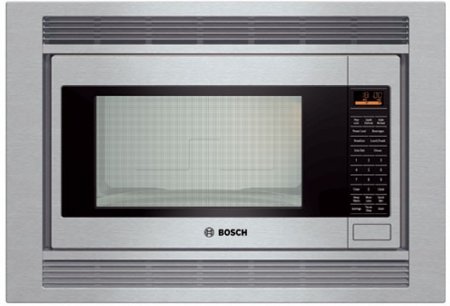 2.1 cu. ft. Built-in Microwave with 1 200 Cooking Watts 10 Power Levels Sensor Cooking and Touch Control with Amber Display in Stainless Steel