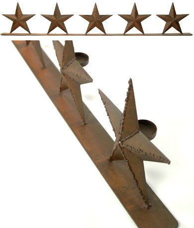 Welded Star Candleholder