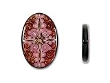 20x30mm Oval Mother of Pearl Pink Ornament