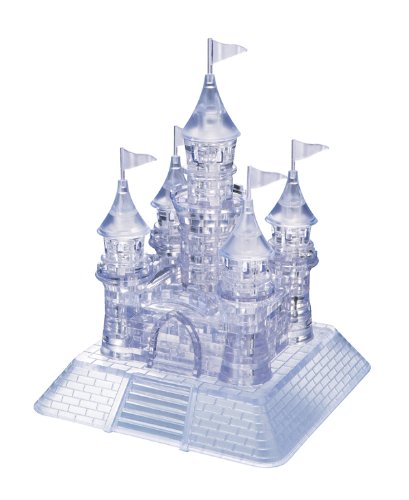 Original 3d crystal puzzle - deluxe castle clear