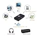 Ailik Saturn Portable Stereo Wireless Bluetooth Transmitter/Adapter Dongle for TV, Desktop, Laptop, Tablet, MP3/MP4 Player, CD and DVD Players and all other Audio Devices with 3.5mm Audio-out Jack+3.5mm Audio Cable + USB Power Cable(Black)
