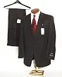 Men's Classic Grey Striped Suit by Austin Reed