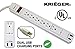 KRIEGER KR62USB - Surge Protector Strip Dual 2.1amp Total USB Charging Ports 6 Outlet 6-Foot Cord 990 Joule 120V