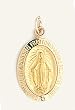 14 Kt Gold Religious Medals - Miraculous Medal - In a Premium Box