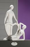 Produkt-Bild: Gilde Skulptur Francis Paar 'Ein Herz f&uuml;r Sie', 38 cm, creme