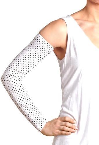 KARMS Kaptivating Ladies' Kabaret Arm Kandy Fashion Sleeves White/Black Large