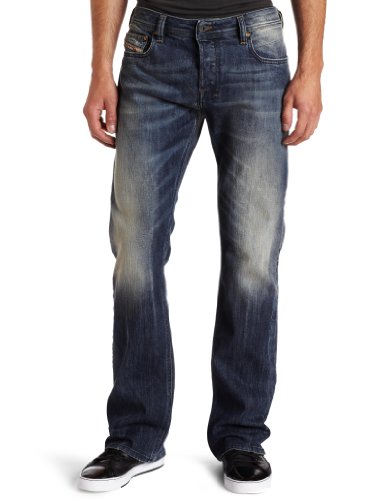 Diesel Men's Zatiny Medium Low Waist Boot Cut Jean