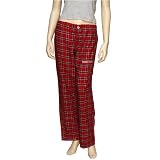 Ohio State Buckeyes Ladies Scarlet Plaid Malibu Pajama Pants