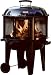 Coleman Round Fireplace with Wheels and Cover Image