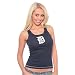 Detroit Tigers Women's Swarovski Crystal Necklace Tank Top By Majestic Threads