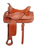 Royal King RB Auto Adjust Flex Tree Saddle Suede Seat Round Skirt