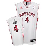 Chris Bosh Toronto Raptors White Replica Adidas NBA Jersey