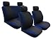 FIESTA UNIVERISAL SEAT COVER FULL SET GRAY/BLUE Image