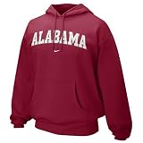 Nike Alabama Crimson Tide Crimson Arch Lettering Fleece Hoody Sweatshirt
