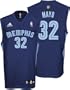 O.J. Mayo Youth Jersey: adidas Navy Replica #32 Memphis Grizzlies Jersey