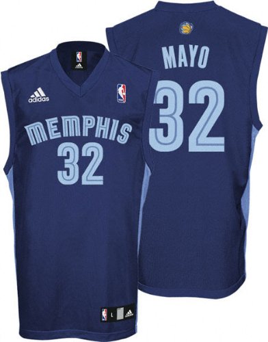 O.J. Mayo Youth Jersey: adidas Navy Replica #32 Memphis Grizzlies Jersey