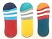 Platinum Unisex Loafer No show Anti slip Socks Multi colored in a stylish pack of 3 pairs in SALE!! RS.239.00