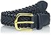 Aquarius Boys' Braided Belt with Single Prong Buckle