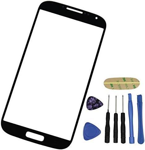 LeWang Front Screen Glass Lens For Samsung Galaxy S4 i9500 M919 i337 i545 (Dark Blue)