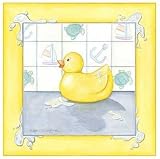 Rubber Duck (D) II by Meagher Megan. Art Print Poster 13 inches width by 19 inches height. Highest Quality Art Poster Print