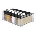 Emsa 508456 Spice Box Casier � �pices avec 6 �pices Transparent / Noir