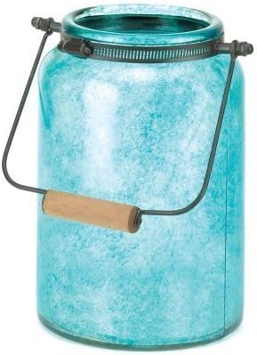 Gallery of Light Blue Mason Jar Candleholder