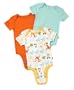 Disney Cuddly Bodysuit - Winnie The Pooh "On Wheels" 3-Pack