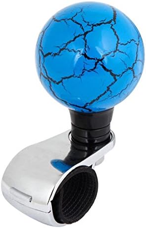 Giveumore Blue Ball Shaped Car Power Handle Steering Wheel Suicide Spinner Aid Knob