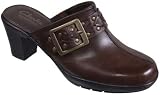 Women's Clarks, Mirabelle Holly leather Clogs BROWN 6 W