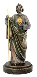 Saint Jude - Cold Cast Resin (H: 7.5" x L: 3.25" x W: 3.25" & 1.25 lbs)