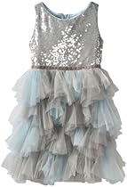 Hot Sale Biscotti Girls 7-16 Spot On Tutu Dress, Silver, 16