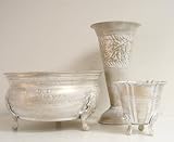 Footed Small Planter (Metal)