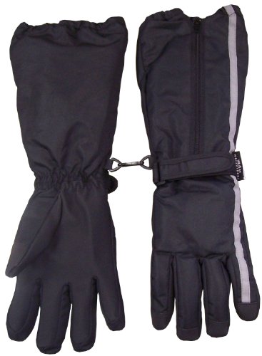 N'ice Caps Boys Reflector Thinsulate and Waterproof Elbow Lenth Glove