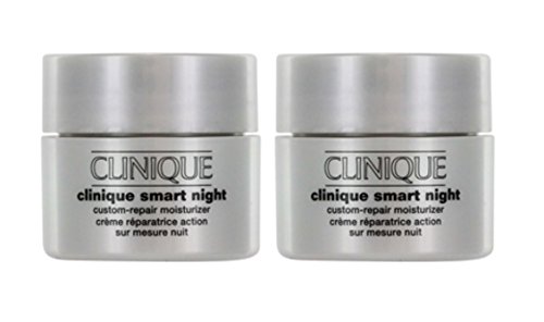 Clinique Smart Night Custom-Repair Moisturizer Cream Dry Combination Skin - 1oz/30ml (2 x .5oz/15ml each)