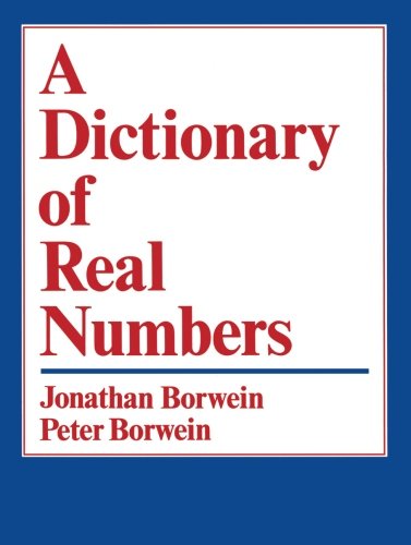 a dictionary of real numbers