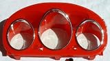 Red Eurodash Euro Dash Gauges Cluster Trim 96 00 Honda Civic