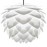 VITA Silvia Hängeleuchte für A++ bis E inkl. Kabel und Fassung weiss, Kabel schwarz D 45 cm Lampe