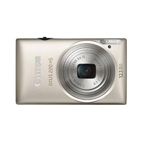 Canon Ixus 220 HS Fotocamera Digitale 12.1 Megapixel, colore: Silver